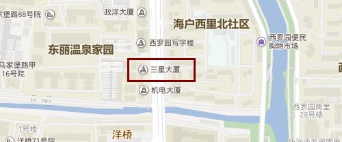 三星大厦地图